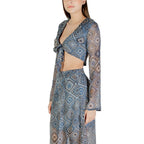 Blue Recycled Polyester Top