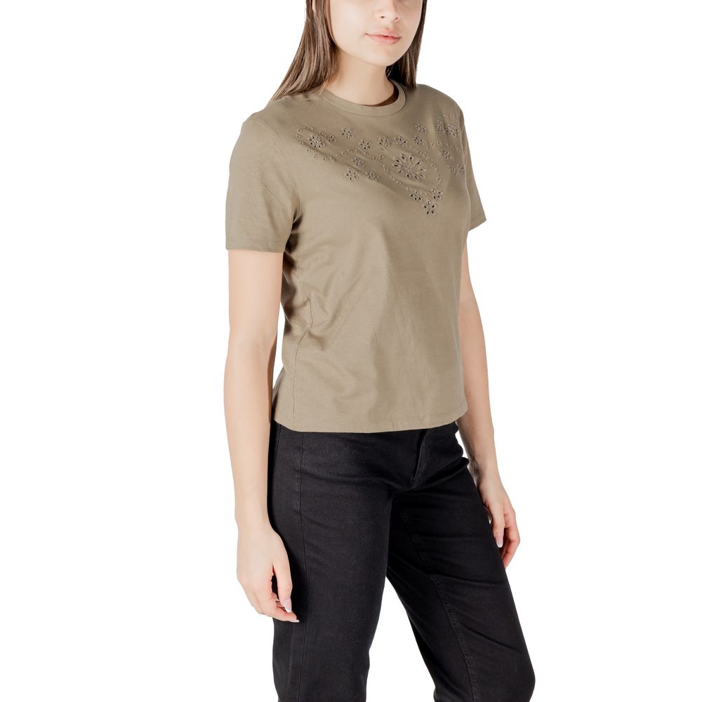 Bicolor Cotton T-Shirt