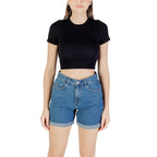 Black Viscose T-Shirt