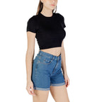 Black Viscose T-Shirt