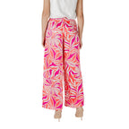 Multicolor Recycled Polyester Casual Pants