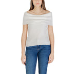 White Polyester T-Shirt