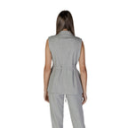 Gray Recycled Polyester Waistcoat