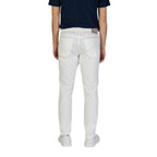 White Cotton Skinny Pants