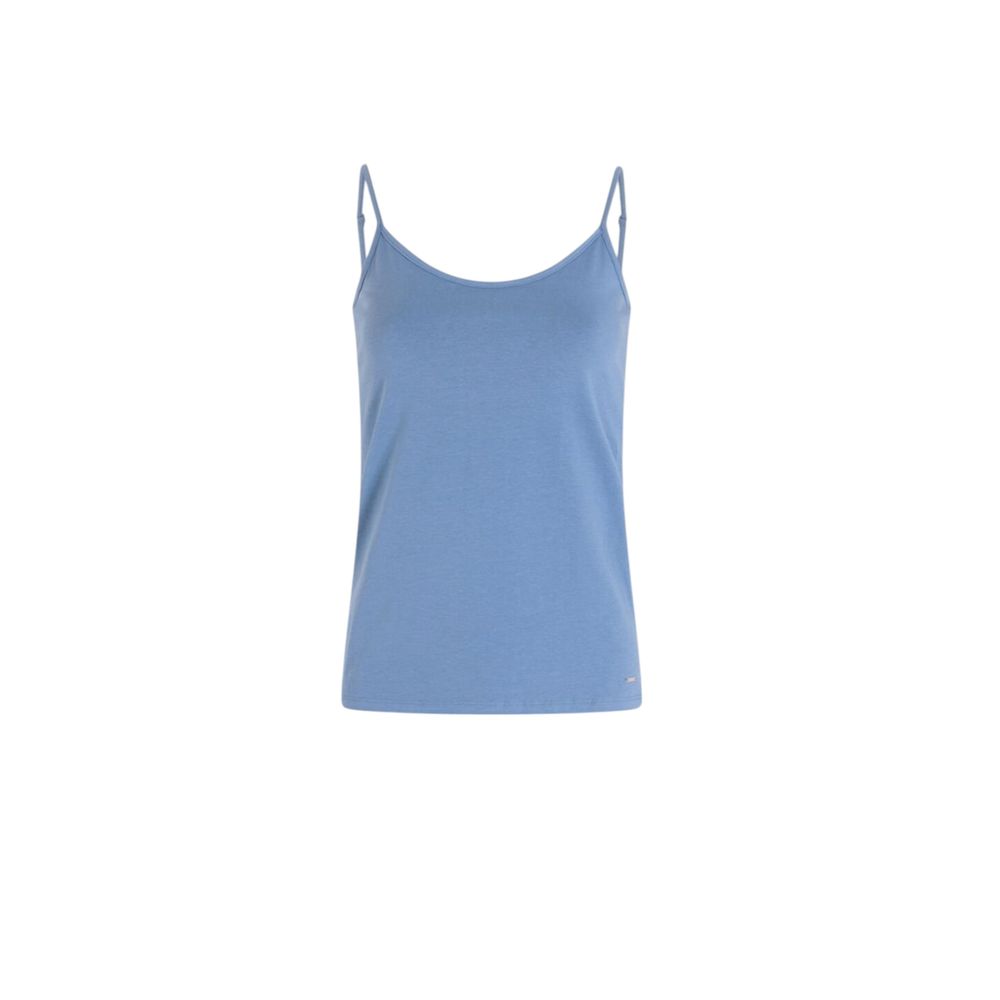 Blue Cotton Tank Tops