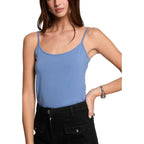 Blue Cotton Tank Tops