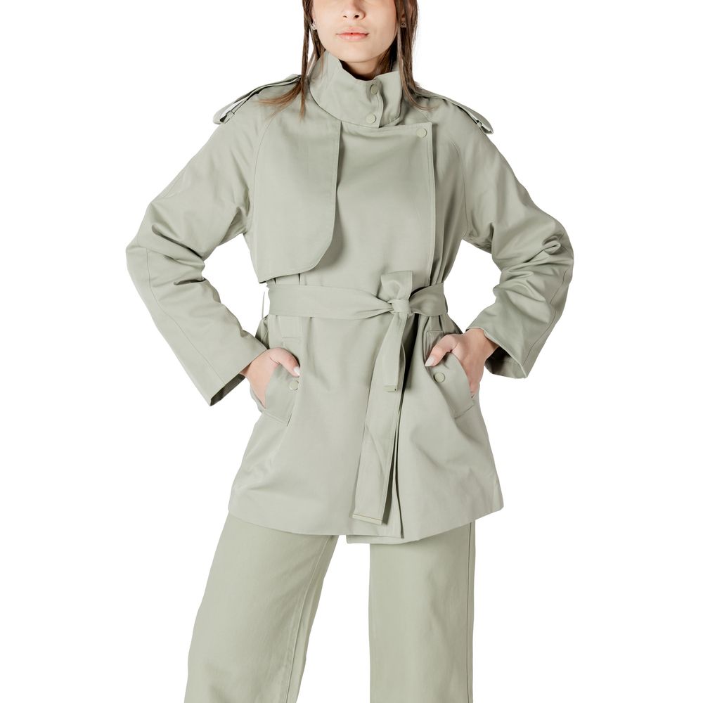 Bicolor Cotton Parka