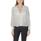 White Polyester Blouse