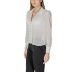 White Polyester Blouse