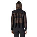 Black Polyester Blouse