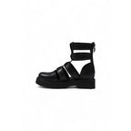 Black Leather Sandals