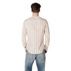 Beige Cotton Pattern Shirt