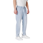 Blue Cotton Slim Fit Jeans