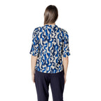 Blue Viscose Blouse