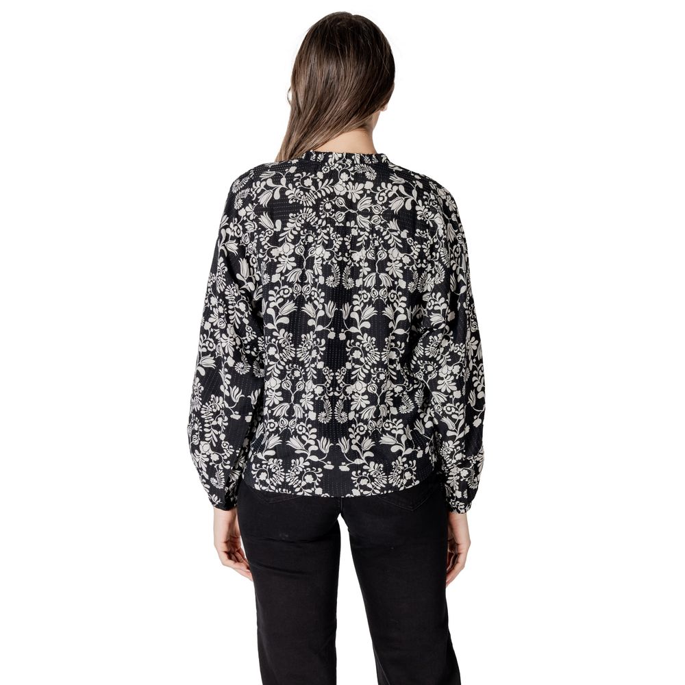 Black Viscose Blouse