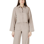 Beige Viscose Blouse