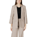 Beige Viscose Blazer