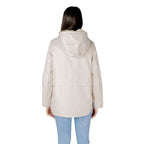 Beige Cotton Parka