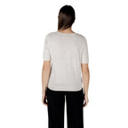 Beige Viscose Sweatshirt