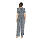Blue Viscose Jumpsuit