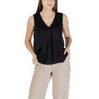 Black Recycled Polyester Tank Tops