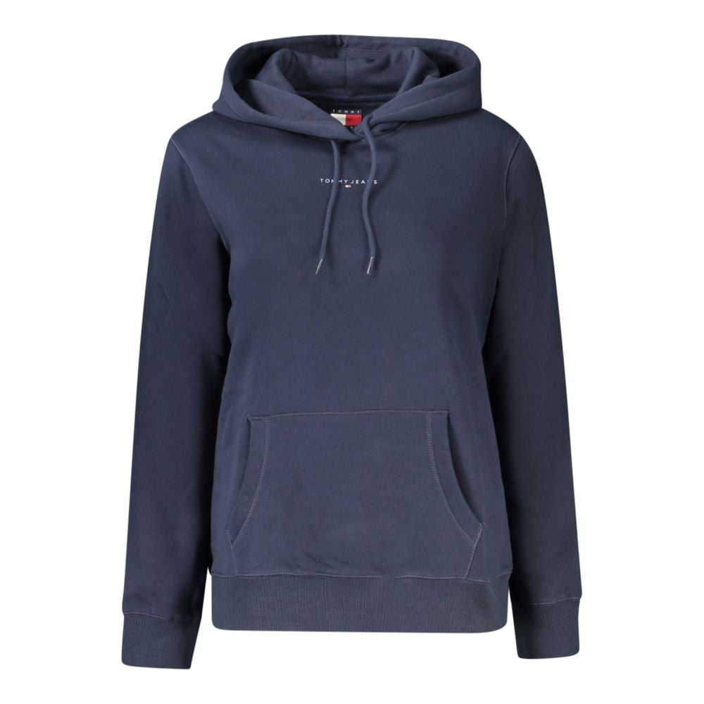 Blue Cotton Women's Hoodie