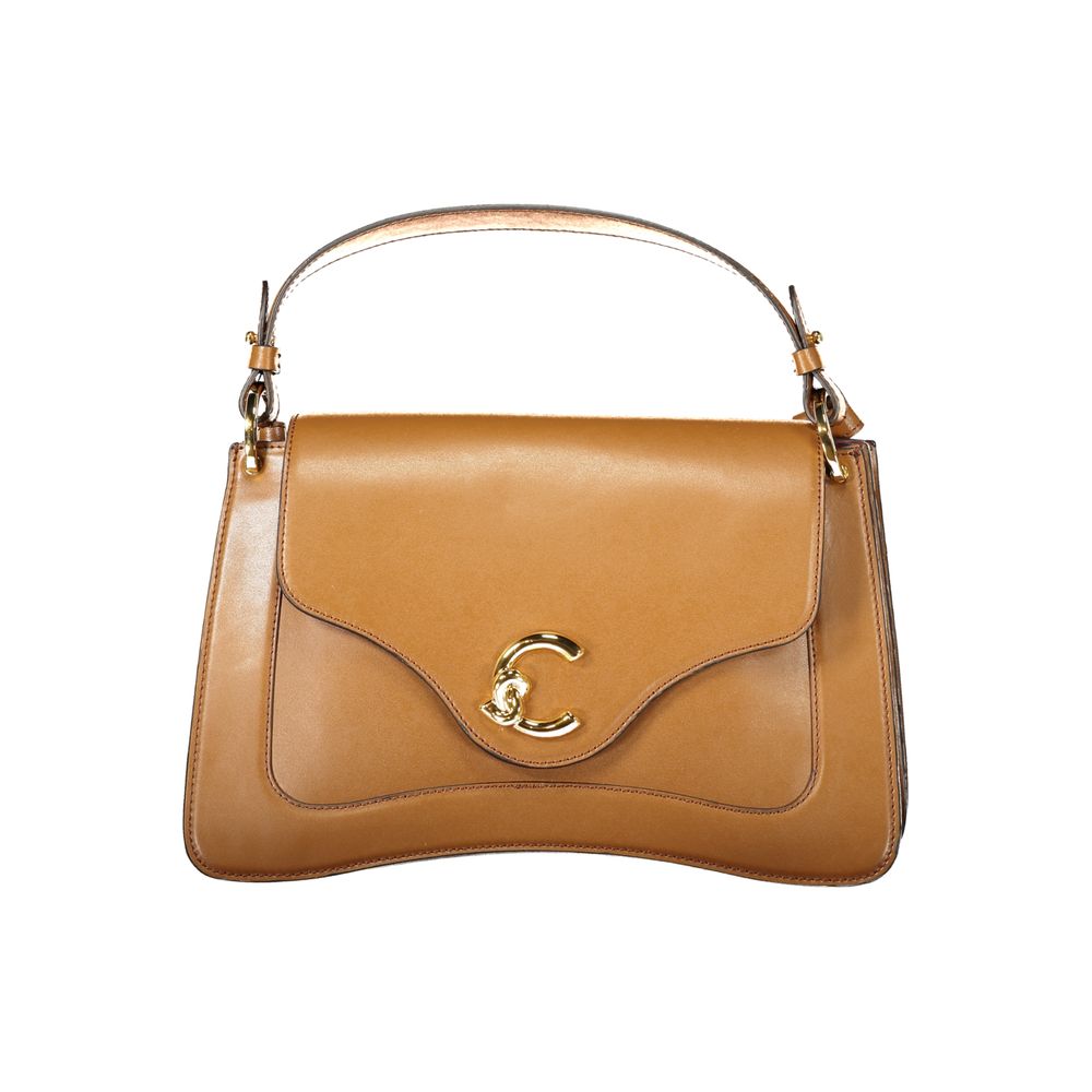 Marrone Leather Women Handbag