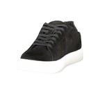 Black Leather Men's Sneaker