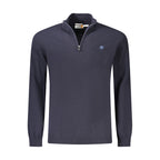 Blue Wool Men Sweater