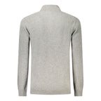 Grey Wool Men Sweater
