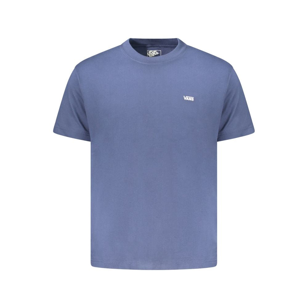 Blue Cotton Men's T-Shirt
