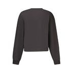 Black Cotton Women's Sweatshirt