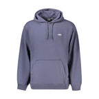 Blue Cotton Men's Hoodie