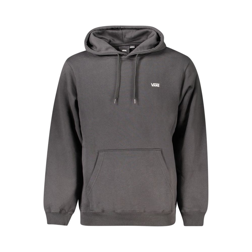 Black Cotton Men's Hoodie