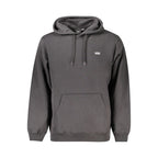 Black Cotton Men's Hoodie