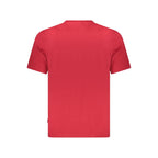 Red Cotton Men T-Shirt