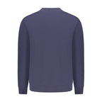 Blue Cotton Men Sweatshirt