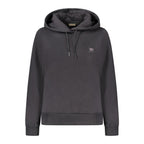 Black Cotton Women's Hoodie