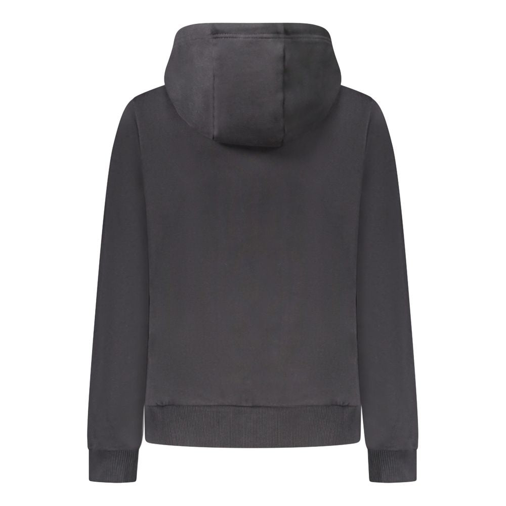 Black Cotton Women's Hoodie