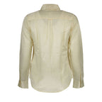 Beige Cotton Women Shirt