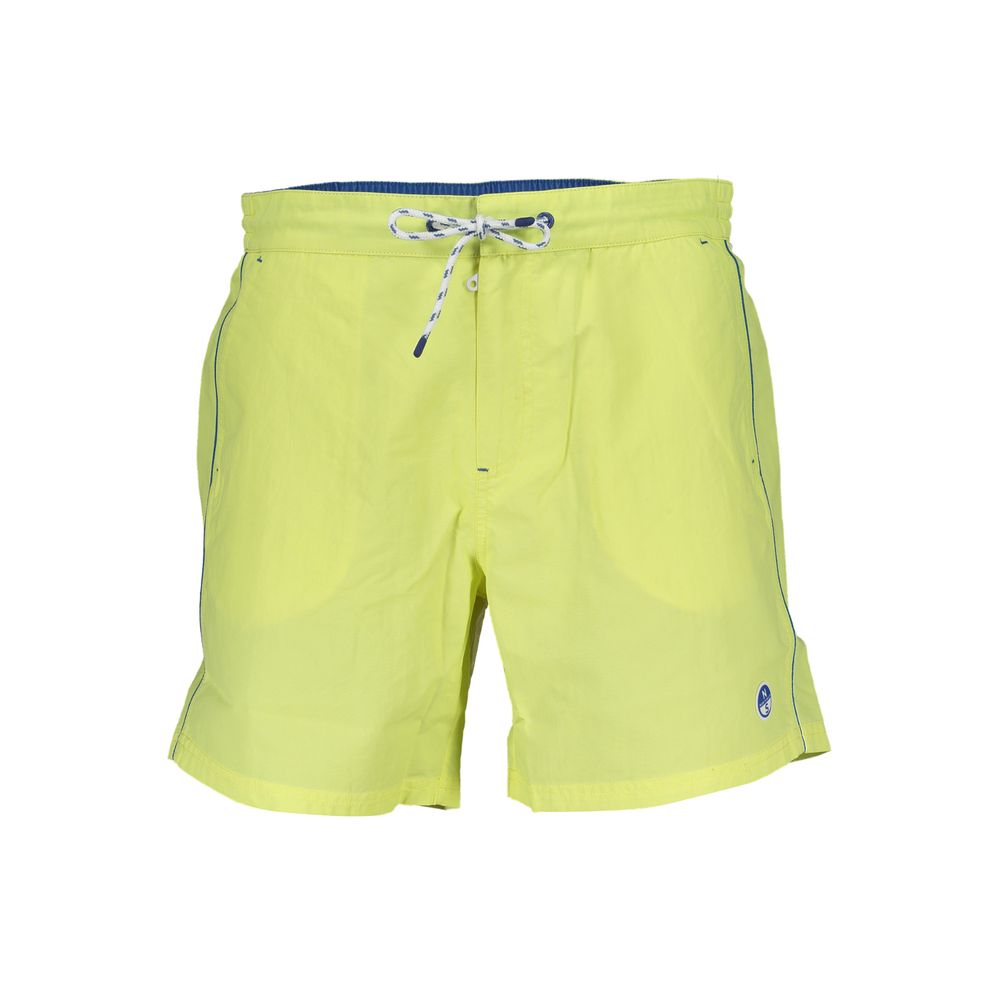 Verde Polyester Men's Swim Trunk