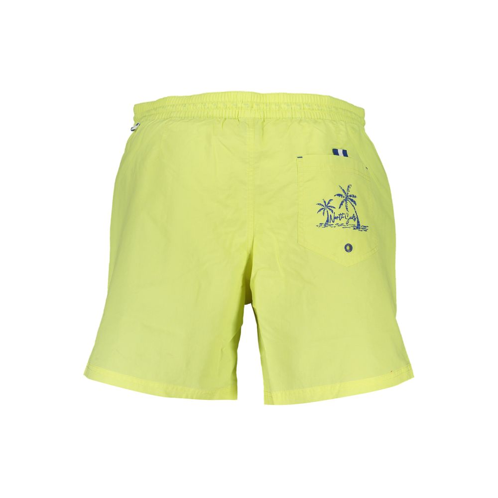 Verde Polyester Men's Swim Trunk