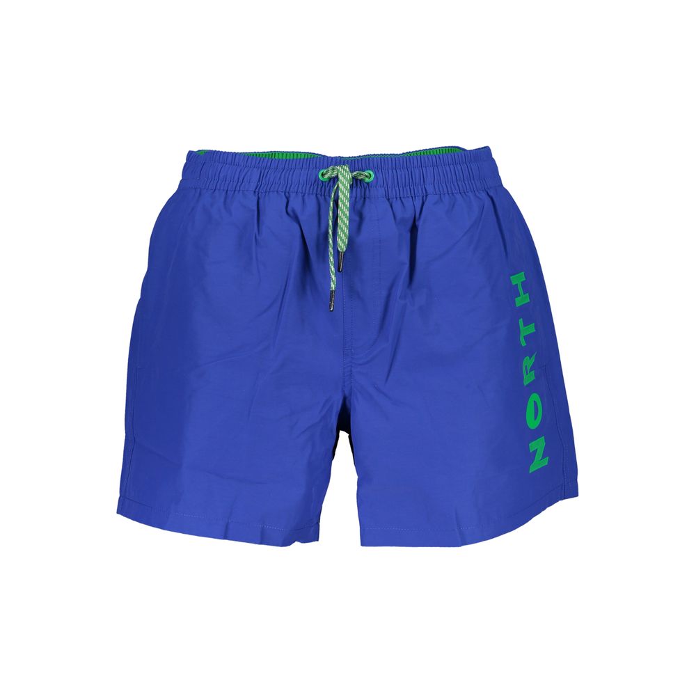 Blue Organic Cotton Men's Swim Boxer