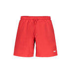 Rosso Polyester Men's Swim Boxer