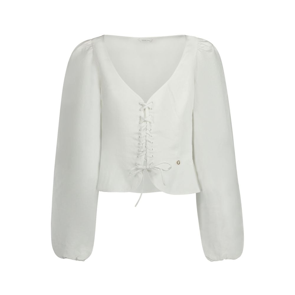 Bianco Lyocell Women Shirt