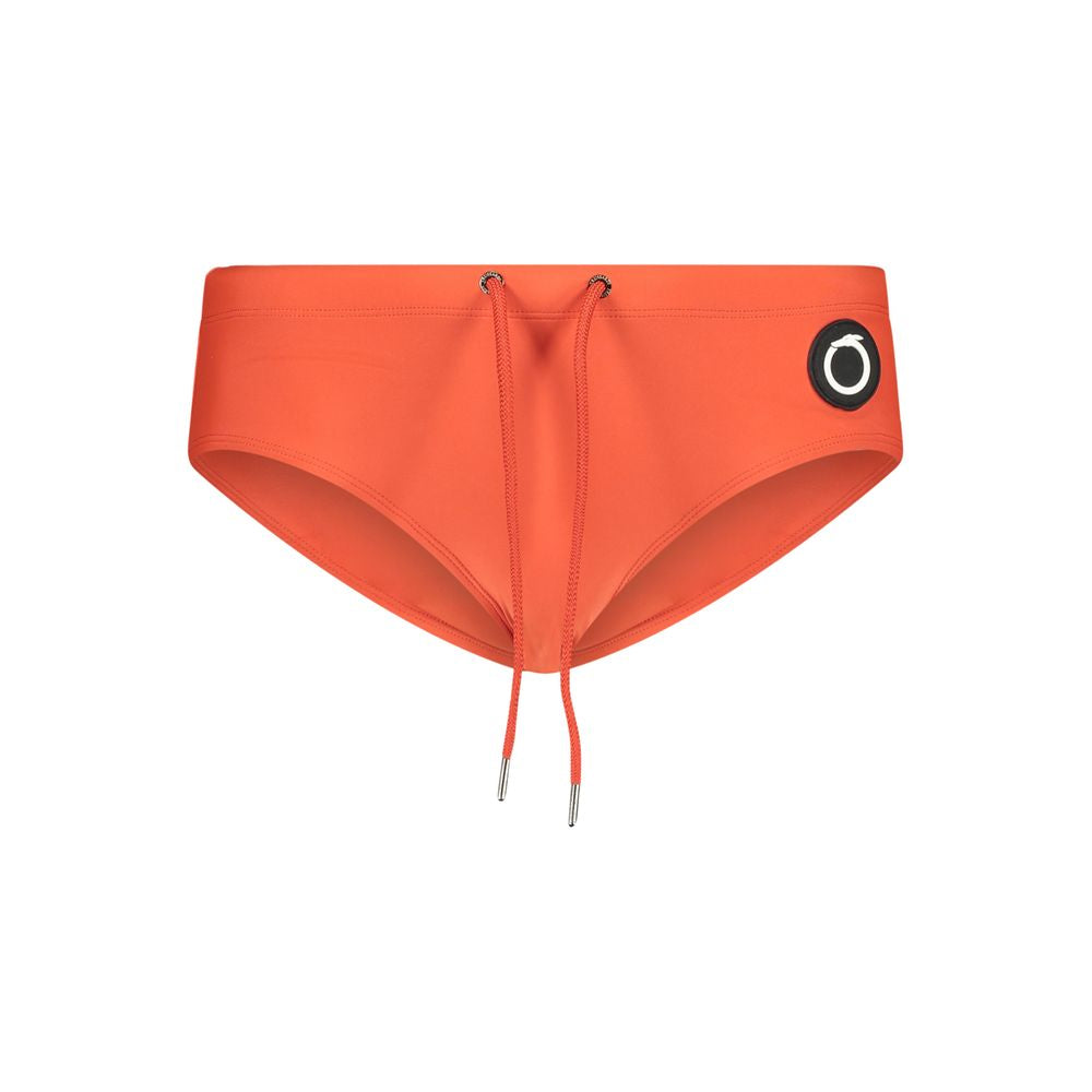 Red Poliammide Men's Swim Brief