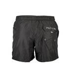 Black Polyester Men's Swim Trunk