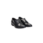 Blue Leather Men Shoe