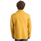 Yellow Wool Men's Jacket