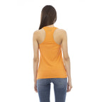 Orange Viscose Women's Top